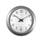 Timekeeper 16 in. Galvanized Metal Wall Clock, Silver