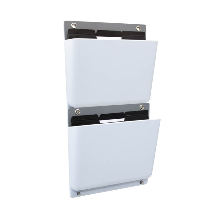 Fusion Hanging Wall File, White/Gray