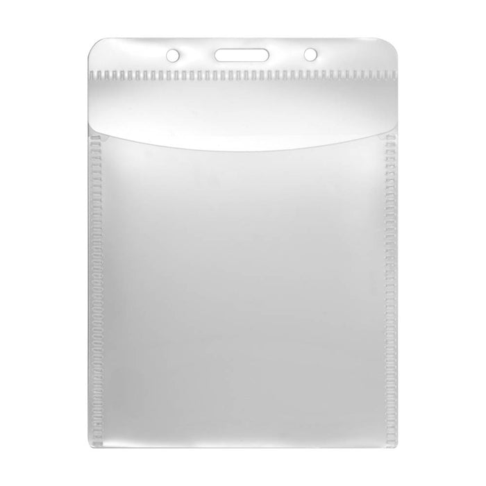 Advantus PVC Free Badge Holder, Vertical, 3in. x 4in, 50/PK
