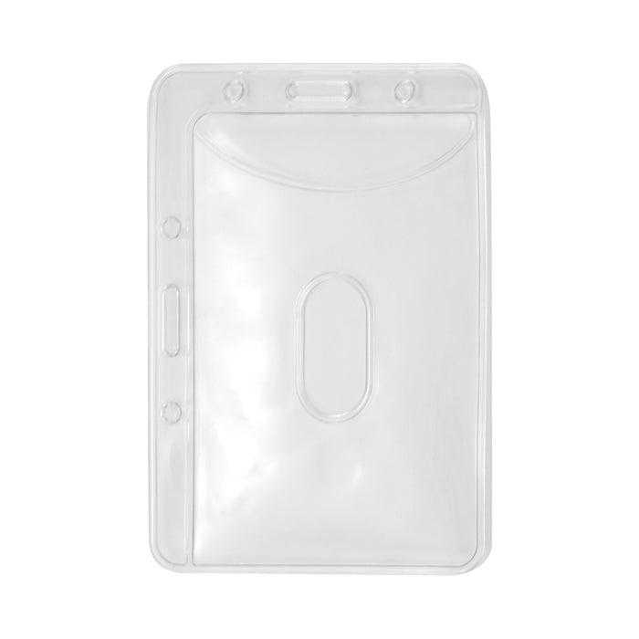 Advantus PVC Badge Holders, Horizontal/Vertical, 50/PK