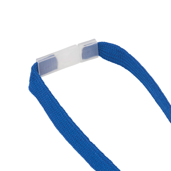 Advantus Breakaway Lanyard with J Hook, Blue, 24/BX