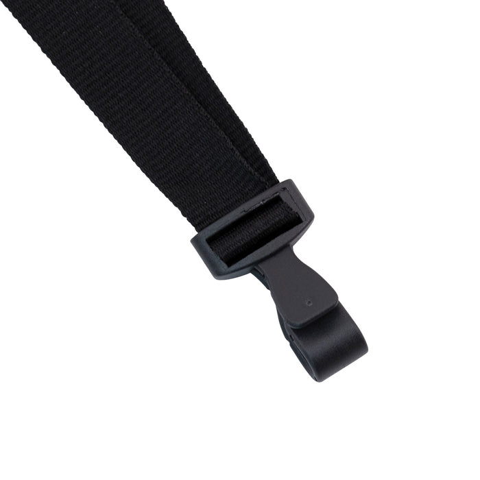 Advantus Breakaway Lanyard with Plastic Hook, Black, 12/BX