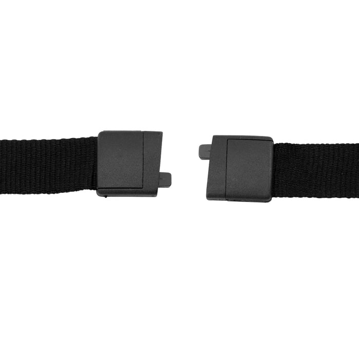 Advantus Breakaway Lanyard with Plastic Hook, Black, 12/BX