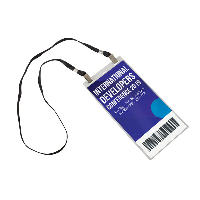 Advantus Event & Credential Badge Holder, 5/PK