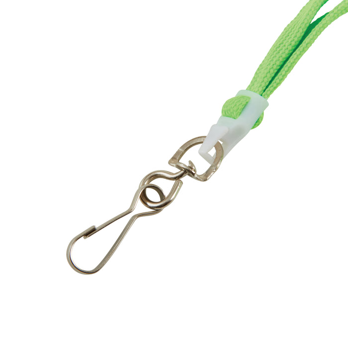 Advantus Neon Lanyards with Safety Quick Release and Swivel J Hook, 12 PK
