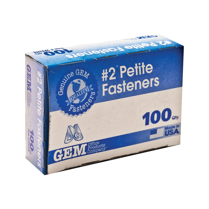 Gem Petite Fasteners, 2 24, 100/BX