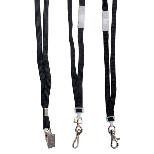 Advantus Deluxe Breakaway Safety Lanyard, Black, 24/BX