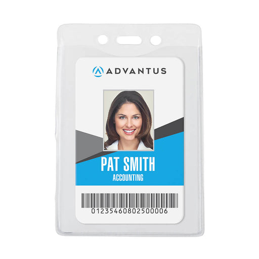 Advantus Security Badge Holder 2.75 in. x 4.25 in., Vertical 50/BX