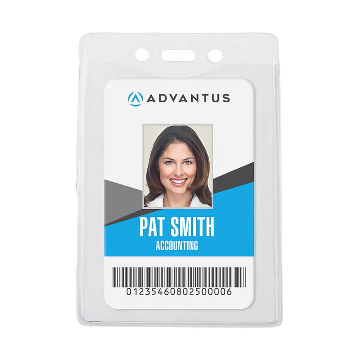Advantus Security Badge Holder 2.75" x 4.25", Vertical 50/BX