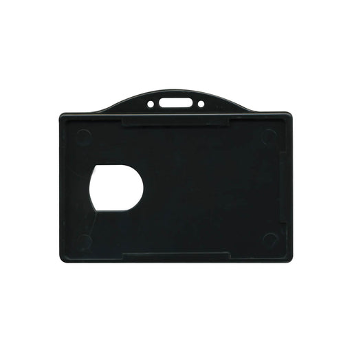 Advantus ID Card Holder, Horizontal, Black, 3⅜in. x 2⅛in, 25/PK