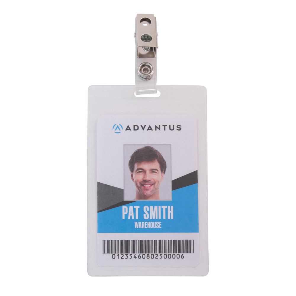 Advantus Strap Clip Self-laminating Badge Holders Advantus Strap Clip Self-laminating Badge Holders
