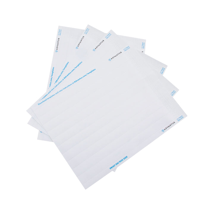BLANK WHITE, Tags - (100/PK) - with Fasteners