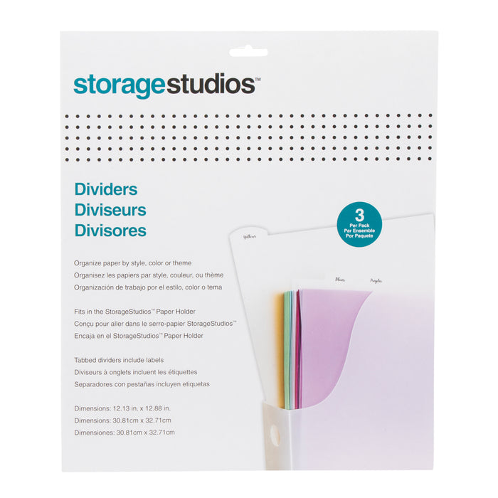 Storage Studios Dividers, 3/PK