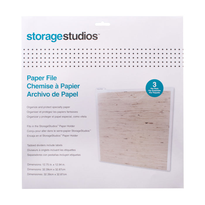 Storage Studios Paper File, 3/PK