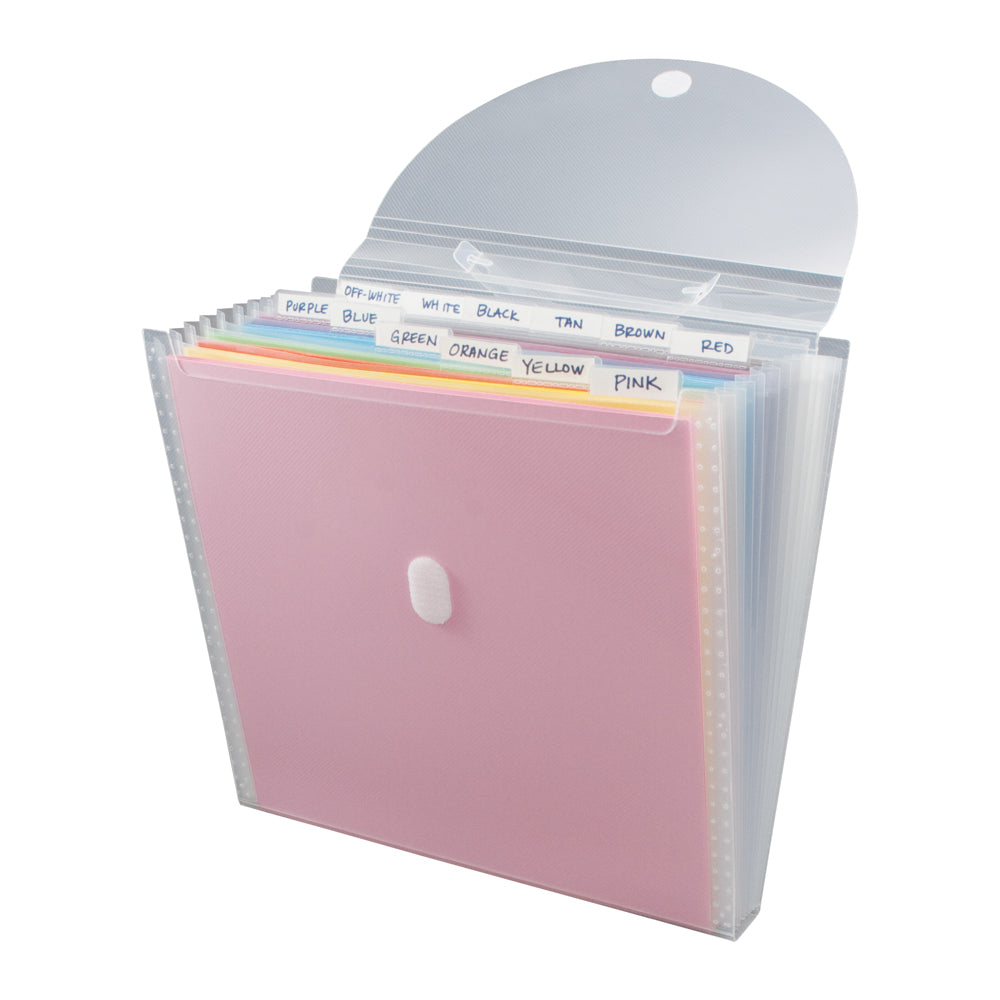  ZENXUS Hanging Organizer, 12x12 Paper Storage, Deep Pocket  Vinyl Holder, for Cardstock, Scrapbook, Craft Paper, Cut Mat, 3 Door Hooks  Included : Arts, Crafts & Sewing