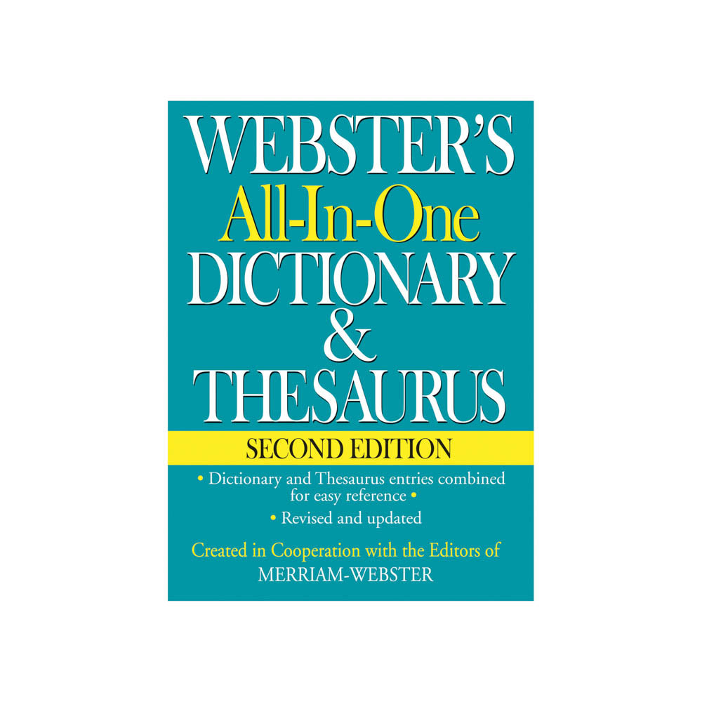 Webster's All in One Dictionary/Thesaurus,